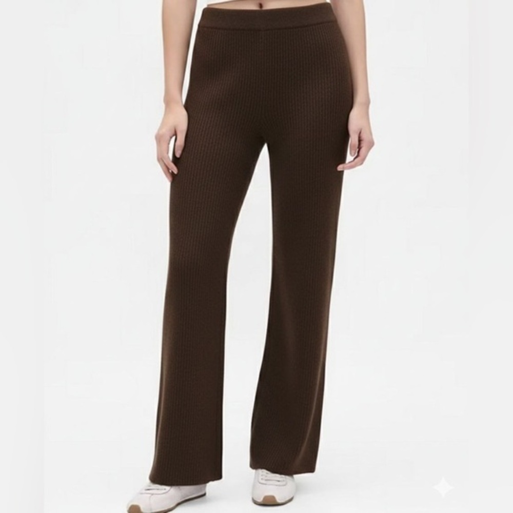 Gap CashSoft Shaker-Stitch Sweater Pants